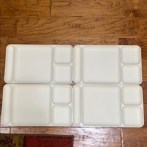 Tupperware Plates with dividers